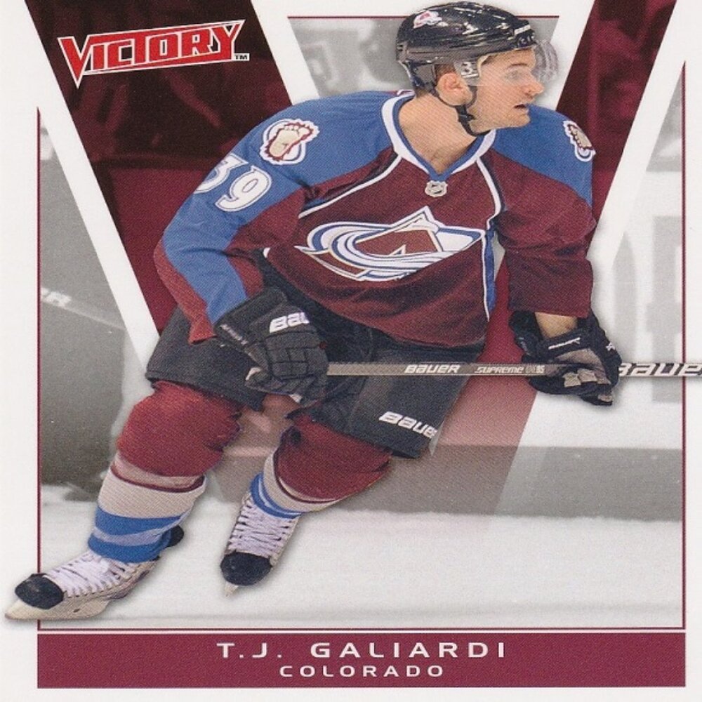 T. J. Galiardi - 2010/2011 Upper Deck Victory Hockey Card